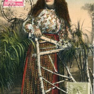 Romania Woman National Costume 1929 to Izmir