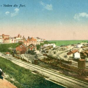 Romania Constanta Port view 1913 to Istanbul ed Teposu & Naparu