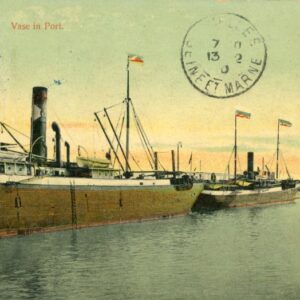 Romania Constanta Ships in Port 1900 to France