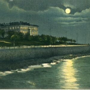 Romania Constanta Hotel Carol at Night to Bucharest