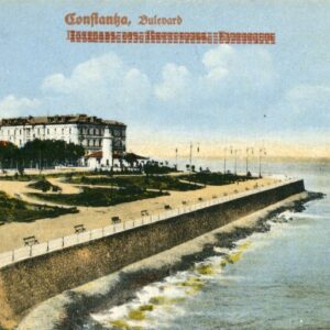 Romania Constanta Boulevard Armenian text 1921 to Istanbul