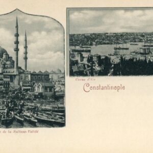 Turkey Istanbul Valide Sultan Mosque Golden Horn ed Otto Keil