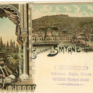 Turkey Izmir Smyrne Austria Levant 1898 Tobacco merchant