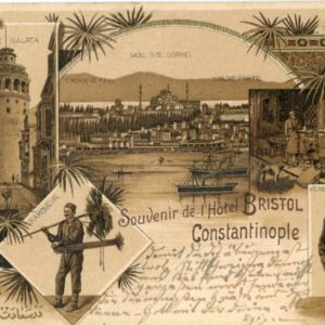 Turkey Istanbul Constantinople Hotel Bristol 1893 Austria Levant to Slovakia