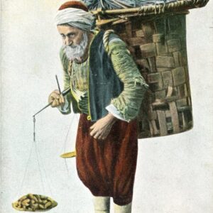 Turkey Istanbul Constantinople Street Vendor 1916