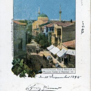Turkey Istanbul Valide Sultan Mosque 1898 Austrian Levant
