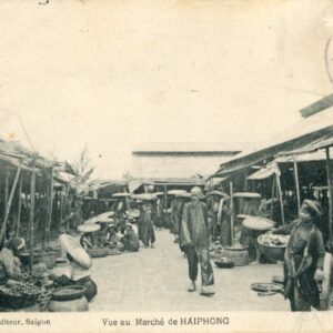 Vietnam Haiphong Market 1905 to France
