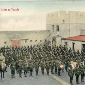South Africa Zululand Police Parade 1906 to England ed Epstein