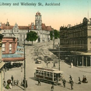 New Zealand Wellesley Street Library and Tram