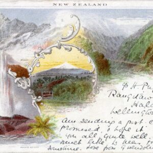 New Zealand Picture Stationery 1901 Halcombe to Berriew