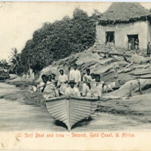 Ghana Sekondi Surf Boat 1904 Accra to Southampton