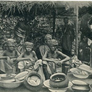 Ghana Women selling Fufui 1911 Kumasi to Ochsenbach