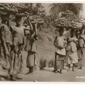 Ghana Women with Plantains 1945 to USA