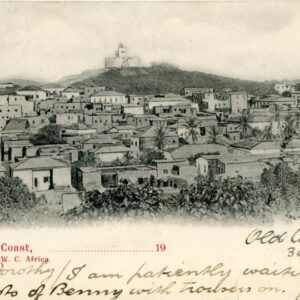 Ghana Cape Coast card 1904 from Old Calabar Nigeria
