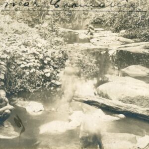 Ghana Boys Bathing in River Kumasi 1920 to Arbon