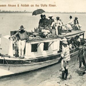 Ghana Volta River Akuse Addah Ferry 1911 to Germany