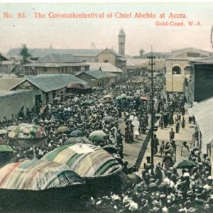 Ghana Coronation Chief Abebio 1910 to Esslingen