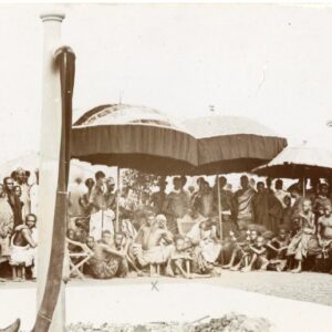 Ghana Obuasi Chief and Locals photocard