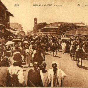 Ghana Accra postcard 1925 to France SCOA #329