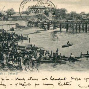 Ghana Sekondi Landing Fish 1905 to Montreal