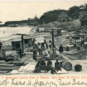 Ghana Sekondi Beach and Landing Place 1904 to Leeds