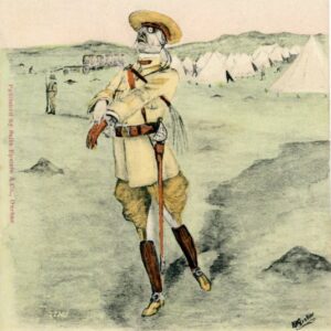 Boer War Humour Comic postcard ed Sallo Epstein