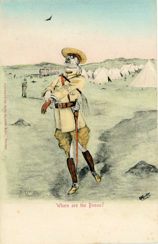 Boer War Humour Comic postcard ed Sallo Epstein