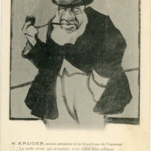 Boer War Transvaal President Kruger Humour postcard