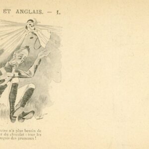 Boer War English and Boers Humours card #1