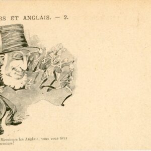 Boer War English and Boers Humours card #2