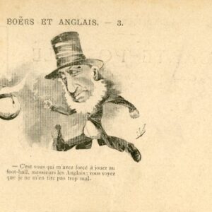 Boer War English and Boers Humours card #3