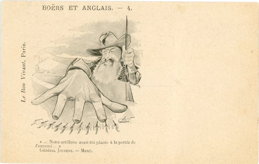 Boer War English and Boers Humours card #4