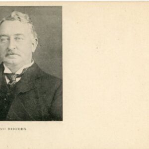 Boer War Cecil John Rhodes