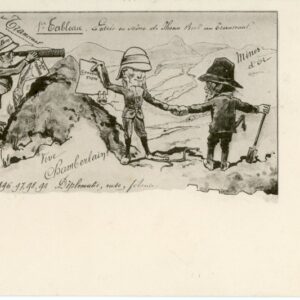 Boer War Caricature Humour card 1