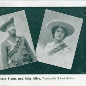 Boer War Captain Slema and Miss Alice