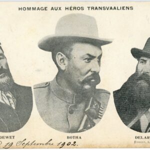 Boer War Transvaal Heroes Dewet Botha Delarey ed Ernest