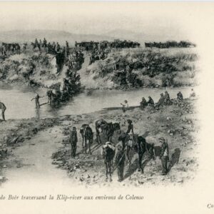 Boer War Commandos crossing Klip River near Colenso