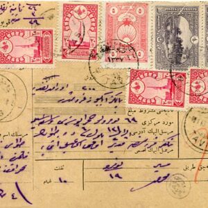 1921 Turkey Anatolian Government Money Order Tavas to Bolvadin