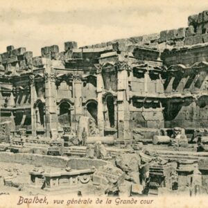 Lebanon Baalbek Great Court view