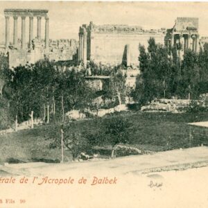 Lebanon General view of Acropolis of Baalbek