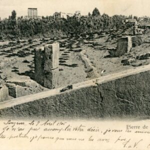 Lebanon Baalbek Stone of the South 1905 Smyrna to Belgium