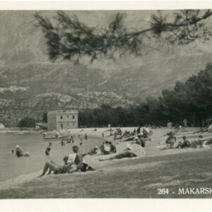 Croatia Makarska Beach Kupaliste photocard