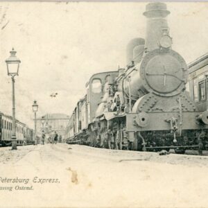Russia St Petersburg Express leaving Ostend 1904