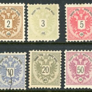 1883 Austria Levant Coat of Arms Mint or Used set