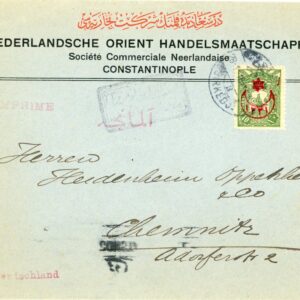 1916 Turkey Sirkeci Oriental Dutch Trading Co to Germany