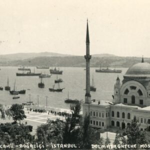 Turkey 1959 Dolmabahce Mosque photocard to Austria