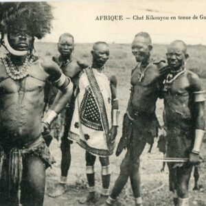 Kenya Kikuyu Chief War Outfit