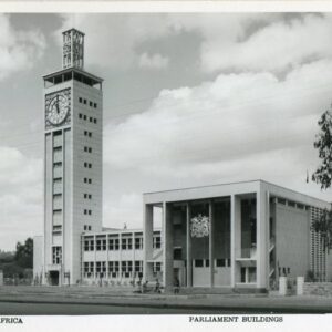Kenya Nairobi Parliament Buildings Clock Tower photocard