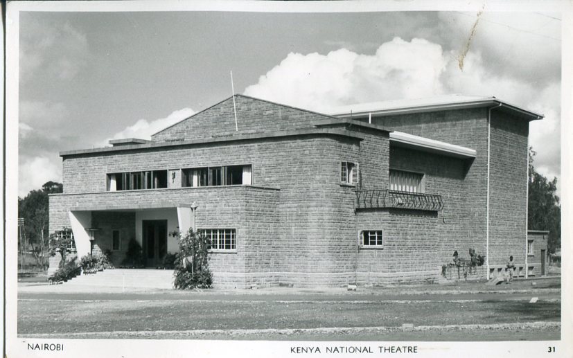 Kenya Nairobi National Theatre photocard