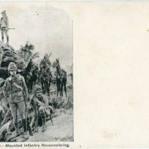 Boer War Mounted Infantry Reconnoitring